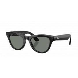 Очки Ray Ban Stories 2-ого поколения Skyler (Shiny Black/Graphite Green Transitions)