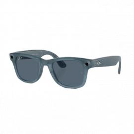 Умные очки Ray Ban Wayfarer (2-е поколение) Matte Jeans Transparent/Dusty Blue