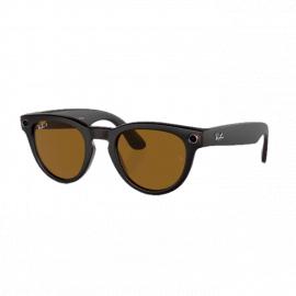 Умные очки Ray Ban Headliner (2-е поколение) Matt Rebel Black/Brown