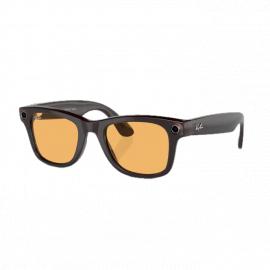Умные очки Ray Ban Wayfarer (2-е поколение) Shiny Rebel Black Transparent/Amber