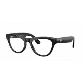 Очки Ray Ban Stories 2-ого поколения Skyler (Shiny Black/Clear)