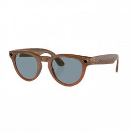 Умные очки Ray Ban Headliner (2-е поколение) Shiny Caramel Transparent/Teal Blue