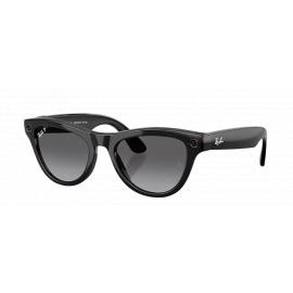 Очки Ray Ban Stories 2-ого поколения Skyler (Shiny Black/Polarized Gradient Graphite)