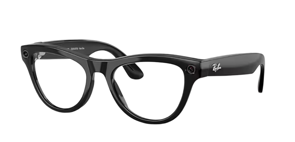 Очки Ray Ban Stories 2-ого поколения Skyler (Shiny Black/Clear)