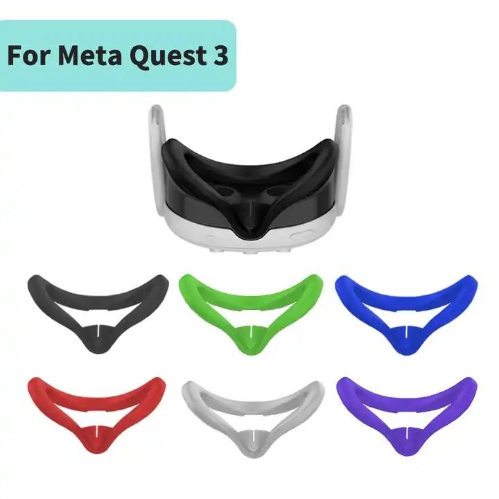 Силиконовая лицевая накладка для Oculus Quest 3, чёрная Силиконовая лицевая накладка для Oculus Quest 3, чёрная