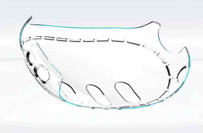 Прозрачный пластиковый защитный чехол для Oculus Quest 3 Прозрачный пластиковый защитный чехол для Oculus Quest 3