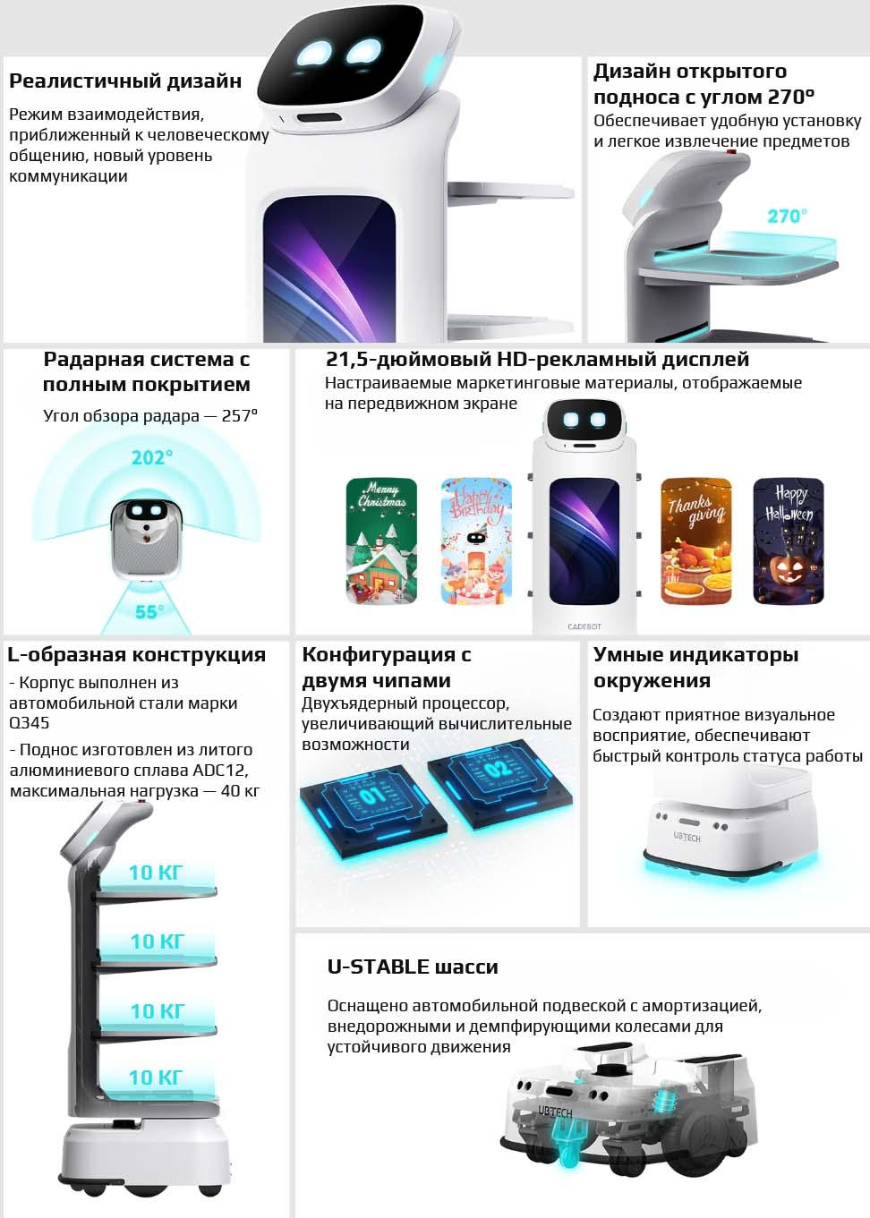 Робот-доставщик Cadebot L100