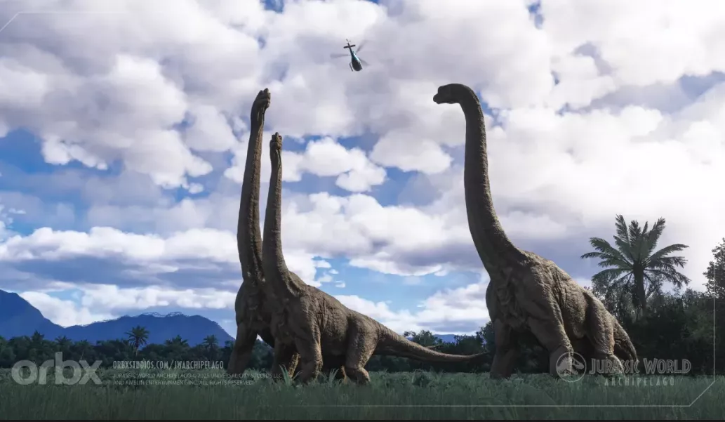 Orbx готовит Jurassic World: Archipelago для Microsoft Flight Simulator 2024