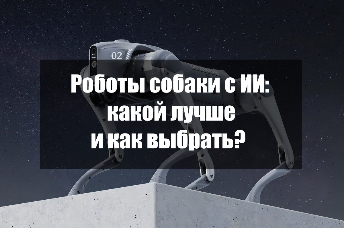 Роботы собаки с ИИ: какой лучше и как выбрать?
