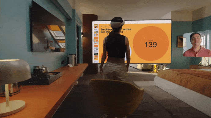 FaceTime становится пространственным