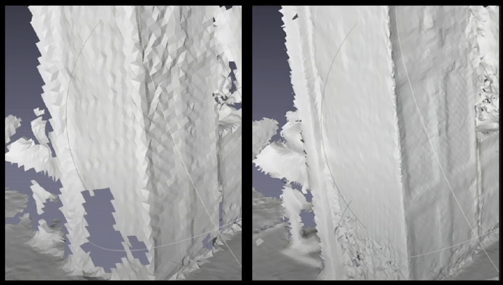 Обработка карты глубины