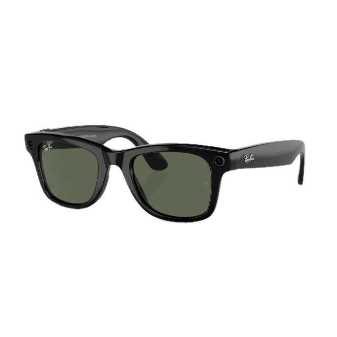 Умные очки Ray Ban Wayfarer (2-е поколение) Shiny black/G-15 Green