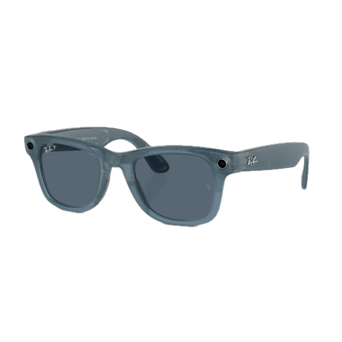 Умные очки Ray Ban Wayfarer (2-е поколение) Matte Jeans Transparent/Dusty Blue