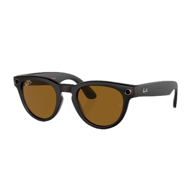 Умные очки Ray Ban Headliner (2-е поколение) Matt Rebel Black/Brown