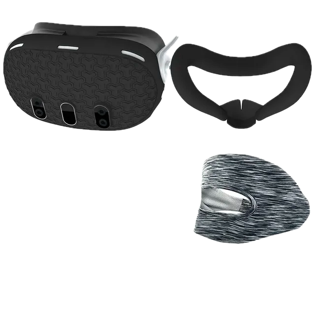 Комплект защитных аксессуаров 7 в 1 для Oculus Quest 3 (черный)