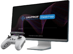UAVProf Drone Simulator: Desktop Десктопное программное обеспечение для ноутбука (или ПЭВМ)