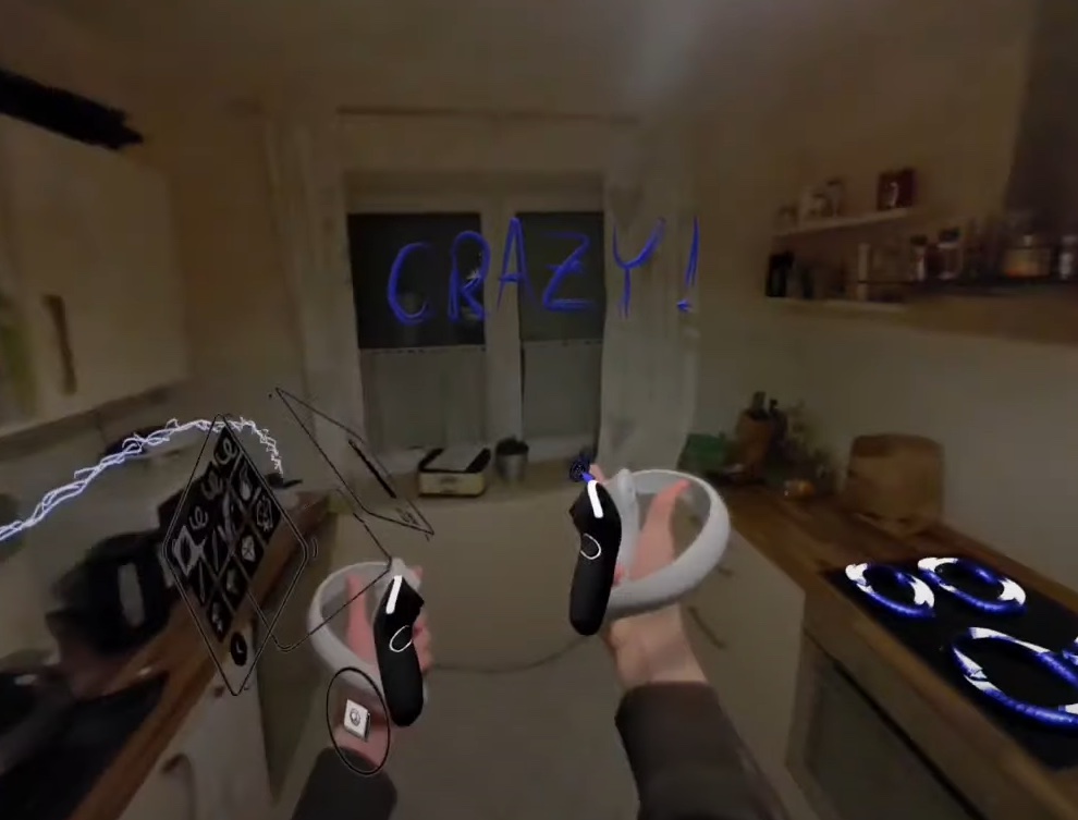 Openbrush в режиме смешанной реальности